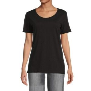 ATM‎ Anthony Thomas Melillo Minimalist Classic BLACK Long Sleeve Tee MEDIUM NWT